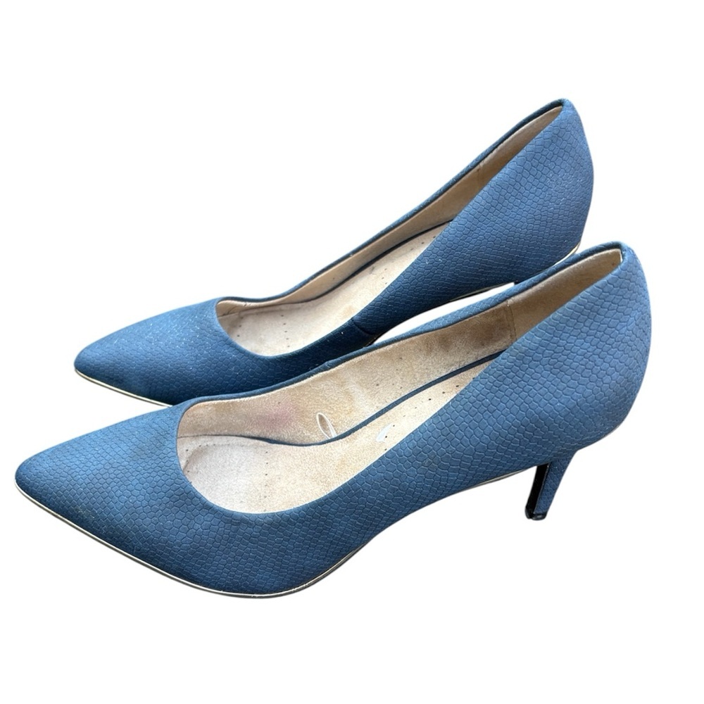 Classic Pointed Toe Women’s Pumps in Blue